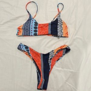 unique patterned shein bikini